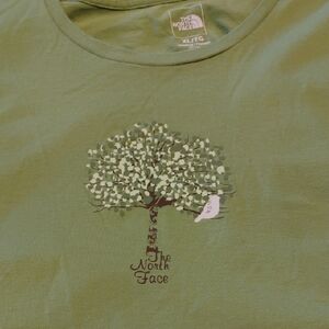 The North Face Women’s Graphic Olive Tree T Shirt Green Extra Large NEW